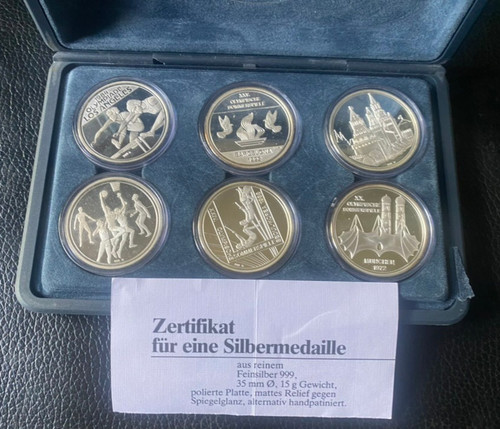 999 silber medaillen - , 6
