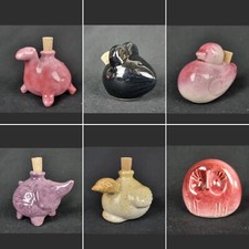 Vintage Keramik Duftöl / Öl Flasche / Flakon Tier - 1970er - 8 cm - Zur Auswahl