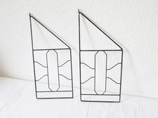 2 Halter für Stringregal DDR Wandregal Leiterregal Metallregal 43cm Regal (H5)