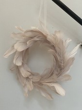 Deko Feder Kranz Rosa Ostern