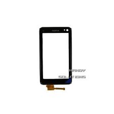 Original Nokia N8 Touchscreen LCD/Displayglas Front Cover Scheibe Rahmen black