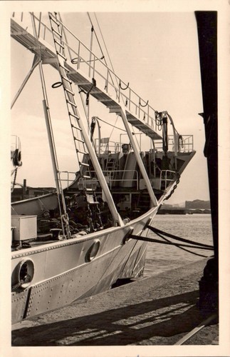 Foto fischtrawler mit - ak,