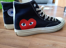 Convers Play Comme des Garcons Gr. EUR 44 neuwertig