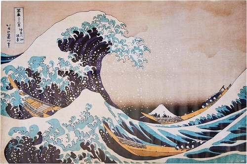 Die große welle vor kanagawa - große,