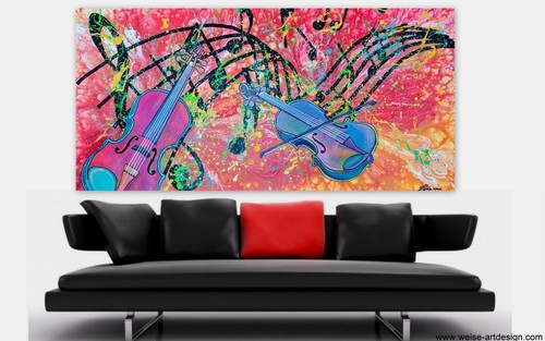 Weise xxl acryl bild - weise, abstrakt