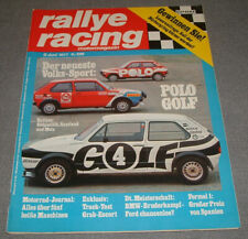 Rallye Racing 6/1977 mit Poster, Irmscher Opel Ascona B, VW Golf GTI, Renn-Polo