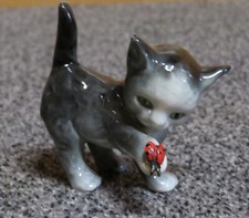 Figur Porzellan Göbel Hummel Katze Sammlerstück Porzellanfigur Tier Tierfigur