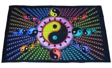 Yin yang dekotuch wandbehang - yin, &