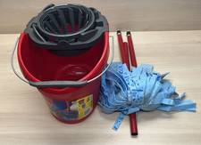 Vileda SuperMocio 3Action Komplett Set Mop & Eimer, gebraucht wie neu