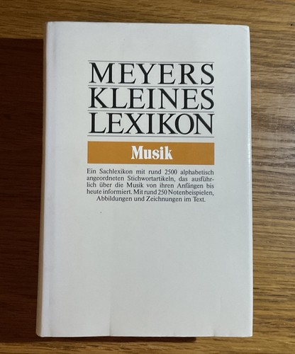 Meyers kleines lexikon musik - meyers,