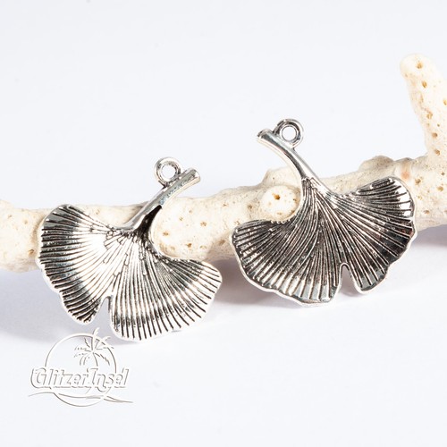 Gingko blatt anhänger - blatt,