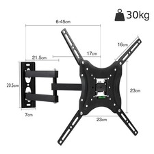 Schwenkbar Neigbar TV Wandhalterung 26-55 Zoll ideal für Wohnzimmer Fernseher