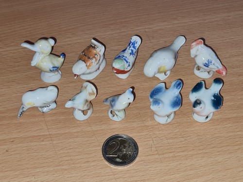 Stück kleine vogelfiguren - 10,