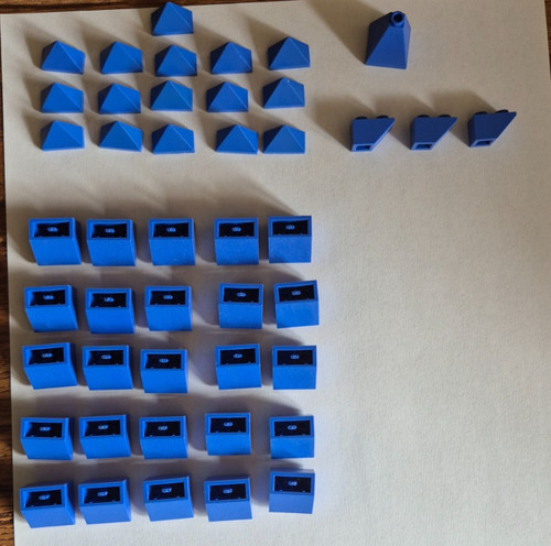 Lego königsblau 45x - lego,