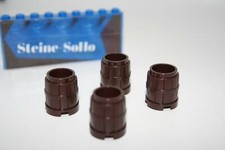 Lego (c) 4x Fass Tonne -