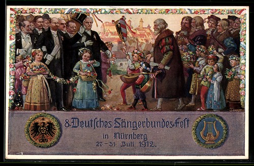 Nürnberg viii deutsches - ak,