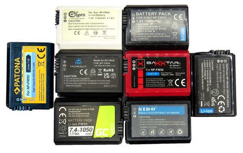 Ersatz für sony fw50 akku - für, np-fw50