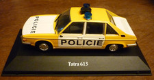 (V-37) Atlas Police Cars 1:43 Tatra 613 Policie , sehr selten . gebraucht