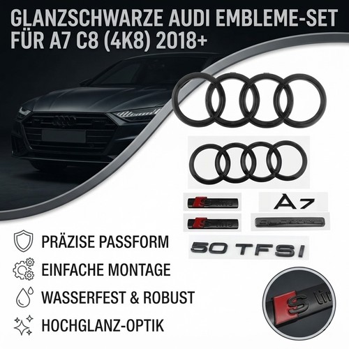Glänz schwarz emblem - glänz,