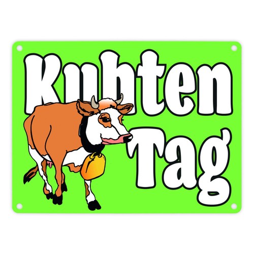 Kuhten tag metallschild - tag,