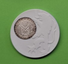 Medaille Meissner Porzellan - SAXONIA NUMISMATICA 1989 Biskuitporz. mit Einlage-