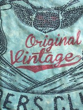 ♥ Cipo & Baxx ♥* T-Shirt* ♥ S 16/176 * Grün mit Perlen* TIP top ♥ Neu