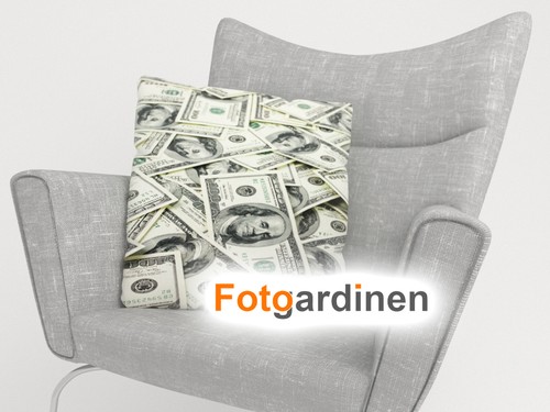 Foto kissenbezug dollar - foto-kissenbezug, "dollar"