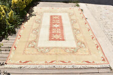 Türkischer Teppich 77 Zoll x 110 Zoll Vintage Milas Carpet 6 x 9 Größe Gedeck...