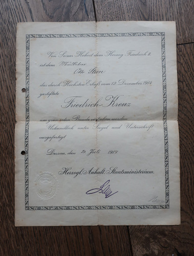 Original einzel urkunde - original,