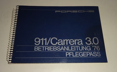 Betriebsanleitung porsche 911 - betriebsanleitung,