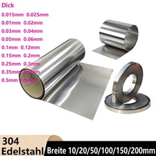 1M Edelstahl VA Band Folie