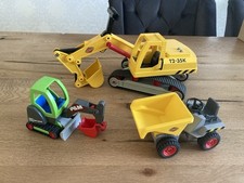 Playmobil 3001-3002-3279 ~ Bagger Minibagger ~ Frontkipper ~ Baustelle Set