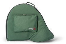 Soundline Parforcehorn-Gigbag grün einwindig, Schall 26 cm