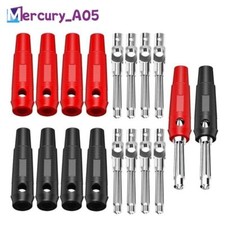 4mm Bananenstecker 32A Stapelbar Büschelstecker Adapter gefedert Stecker