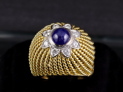 Toller brillant saphir ring - ,