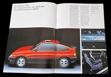HONDA Prelude CRX Civic Shuttle Jazz Prospekt Brochure plus Preisliste 1985 Y