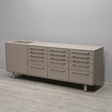 Edarredo Dental E03 Monocolore Design Behandlungszeile Schrankzeile Aussteller