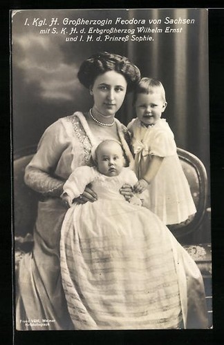 Großherzogin feodora von - ak,