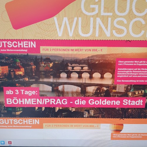 Prag reisegutschein tage - reisegutschein,