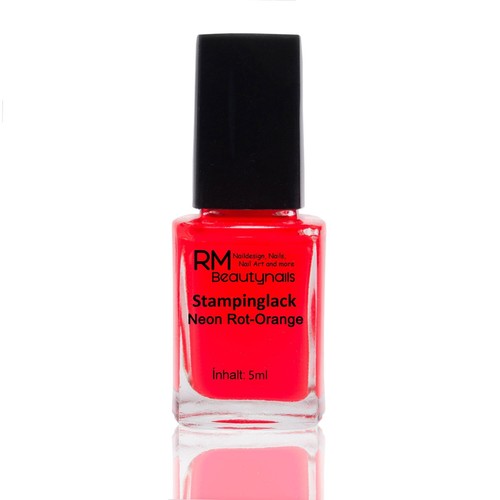 5ml stamping lack neon - 5ml, rot