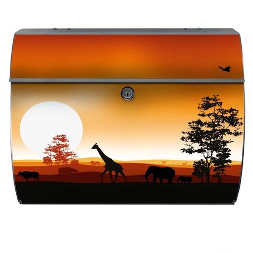 Briefkasten sonne afrika - briefkasten,