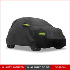 Wasserdichte Autoabdeckung Vollgarage mit Reißverschluss für Smart Fortwo 16-22