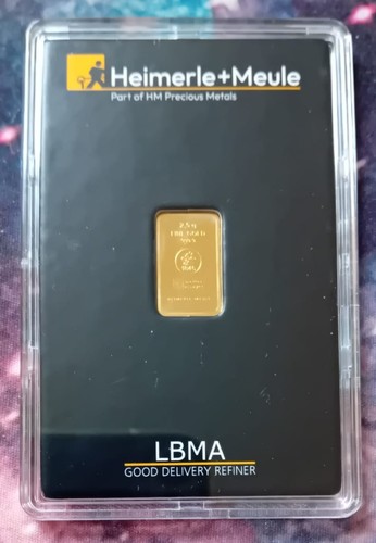 Goldbarren gramm - goldbarren, 2.5