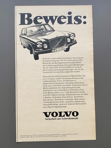 1970 volvo 164 sicherheit aus - 164,