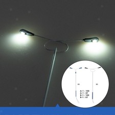 5 Stück Modell Garten Eisenbahn Zugbeleuchtung 3V Micro Landscape