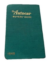 AUTOCAR BUYERS GUIDE 1949