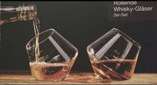 Rollende Whiskey Gläser, 2-er Set, NEU + OVP