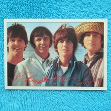 THE BEATLES Autogrammkarte