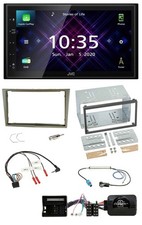 JVC DAB 2DIN Lenkrad Bluetooth USB Autoradio für Opel Corsa D Astra H Zafira sat