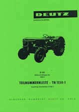 Ersatzteilkatalog Deutz D50